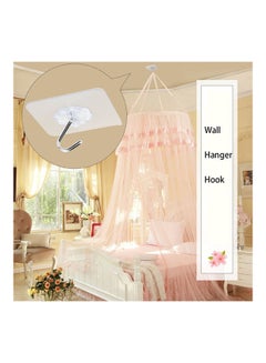 Generic Adhesive Waterproof Steel Wall Hook White/Silver 6x6centimeter  - Image 2
