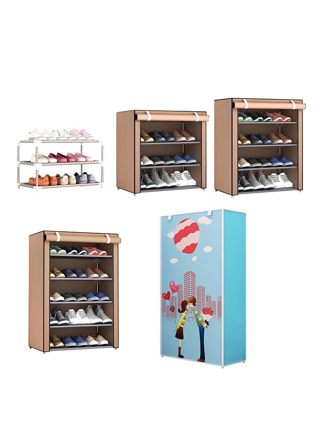Shoe Rack Organizer Brown  - Image 2