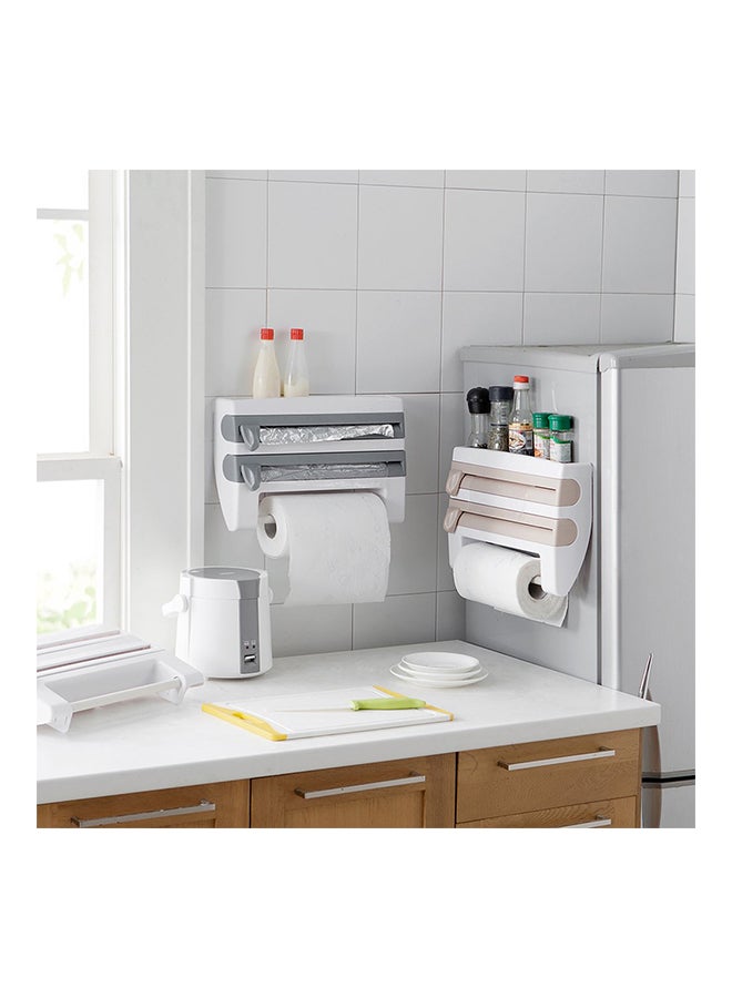 Tissue Paper Storage Grey/White 39x10x24cm - Image 2