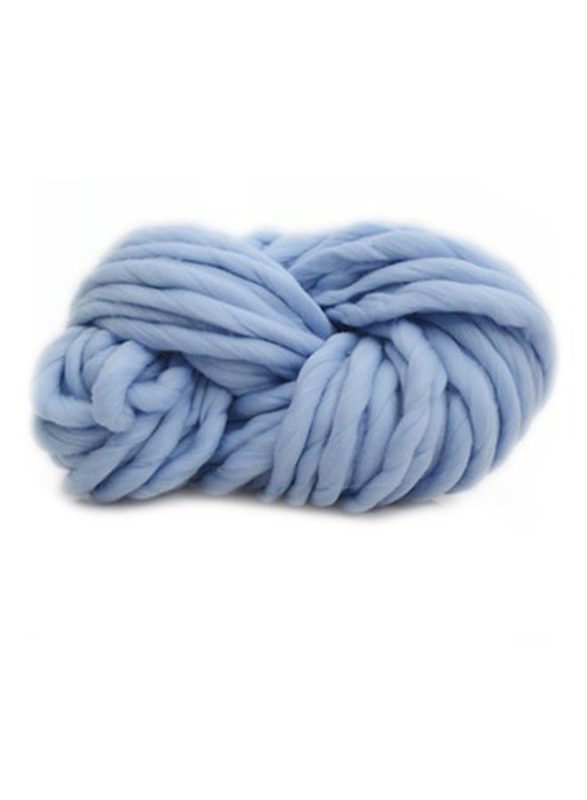 Wool Blend Sweater Coarse Yarn Blue 40000x20mm  - Image 1
