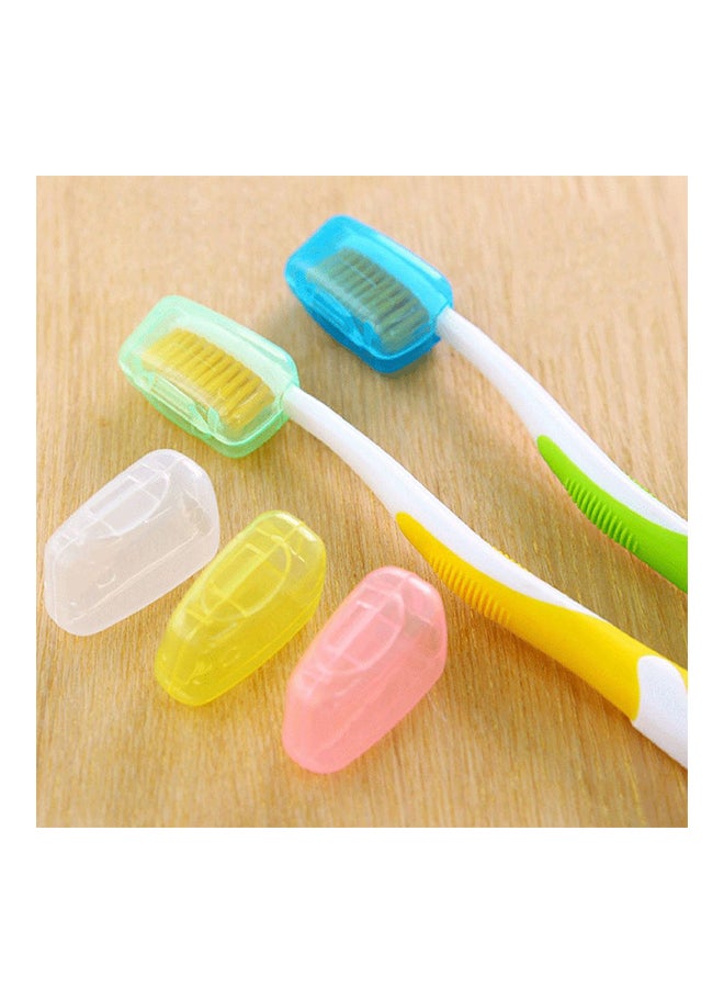 5-Piece Toothbrush Protective Cap Multicolour 40x20x25mm - Image 2