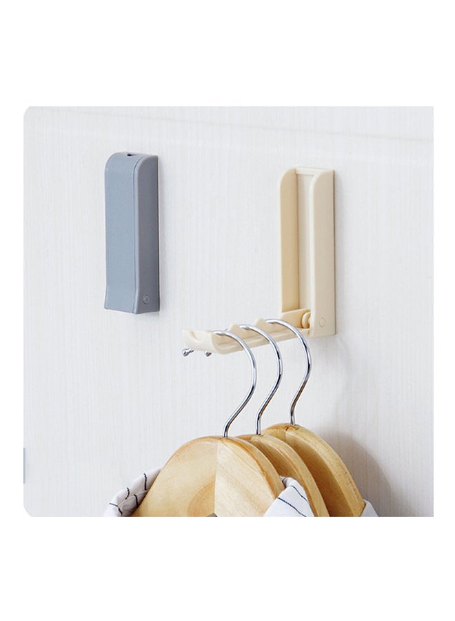 Foldable Door Wear Resistant Hook Beige 9.5x9.2x2.8centimeter - Image 3