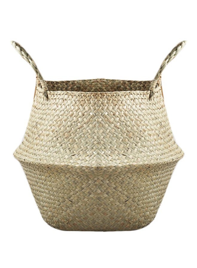 Generic Foldable Flower Vase Hanging Basket Beige 32x28centimeter  - Image 1