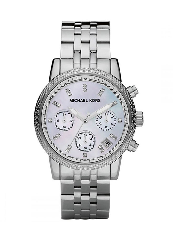 Michael Kors - Women's Water Resistant Stainless Steel Chronograph Watch MK5020 - Image 1