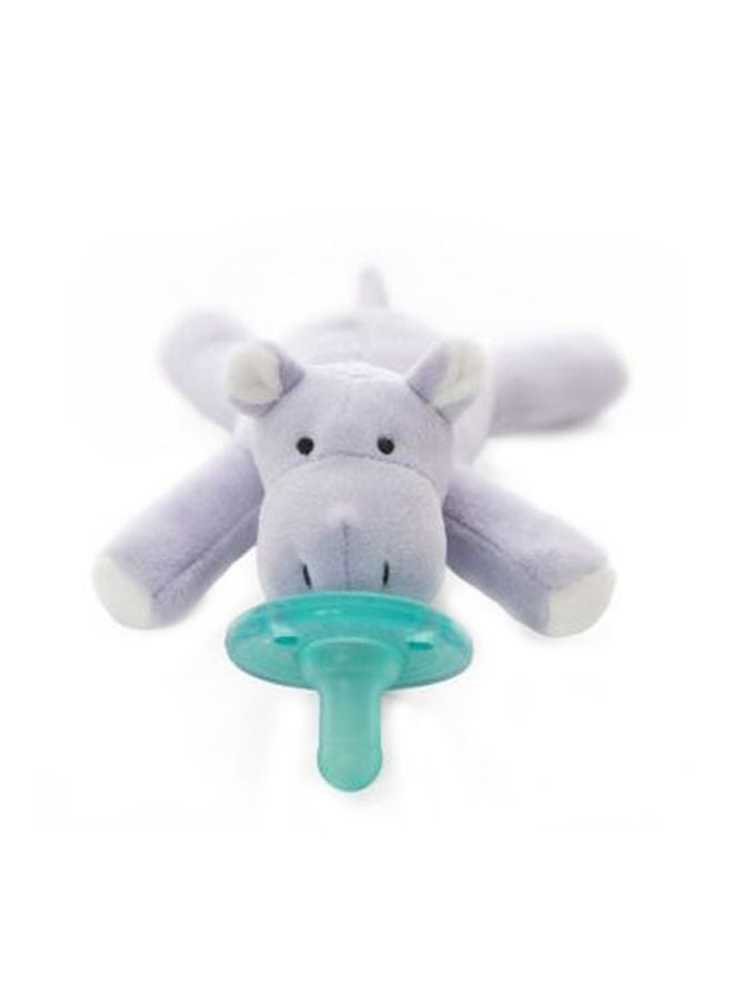 WubbaNub Baby Hippo Pacifier (0-6 Months) - Image 1