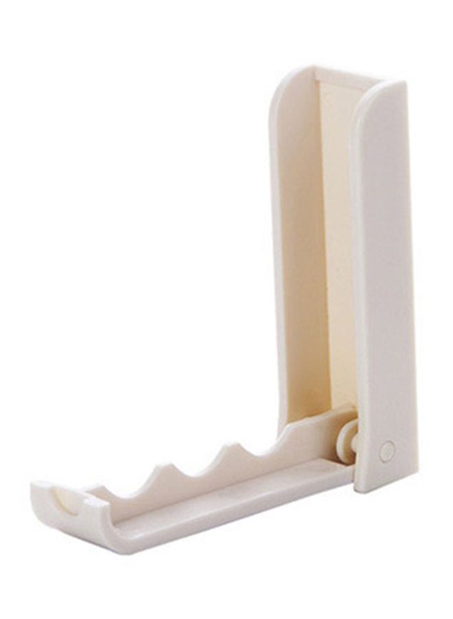 Foldable Door Wear Resistant Hook Beige 9.5x9.2x2.8centimeter - Image 1