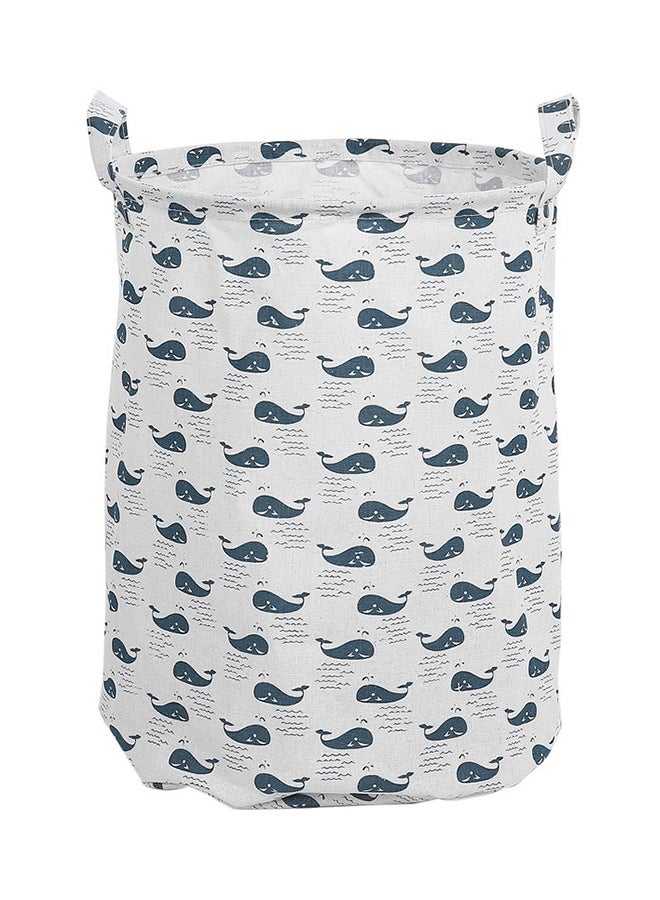 Waterproof Cartoon Printed Cotton Laundry Basket Multicolour - Image 1