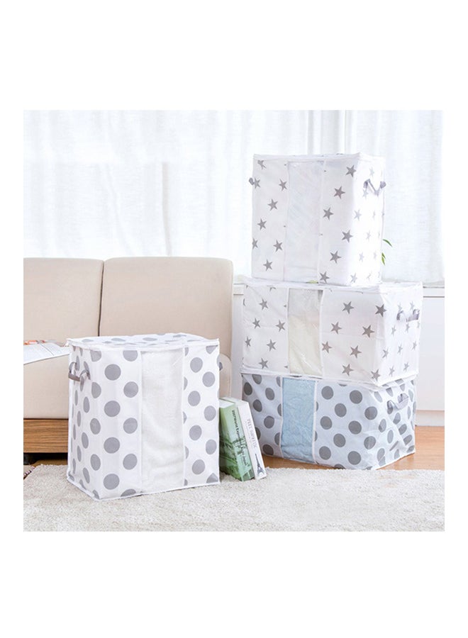 Mini Closet Storage Bag White/Grey 420 x 270mm  - Image 3