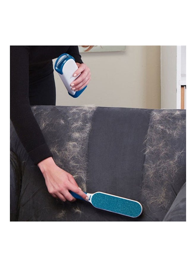 Portable Fuzz Lint Remover Blue/White - Image 2