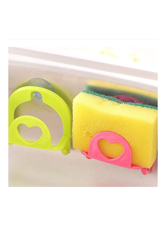 Dual Hooks Multipurpose Wall Mounted Holder Green 17x12x4cm - Image 2