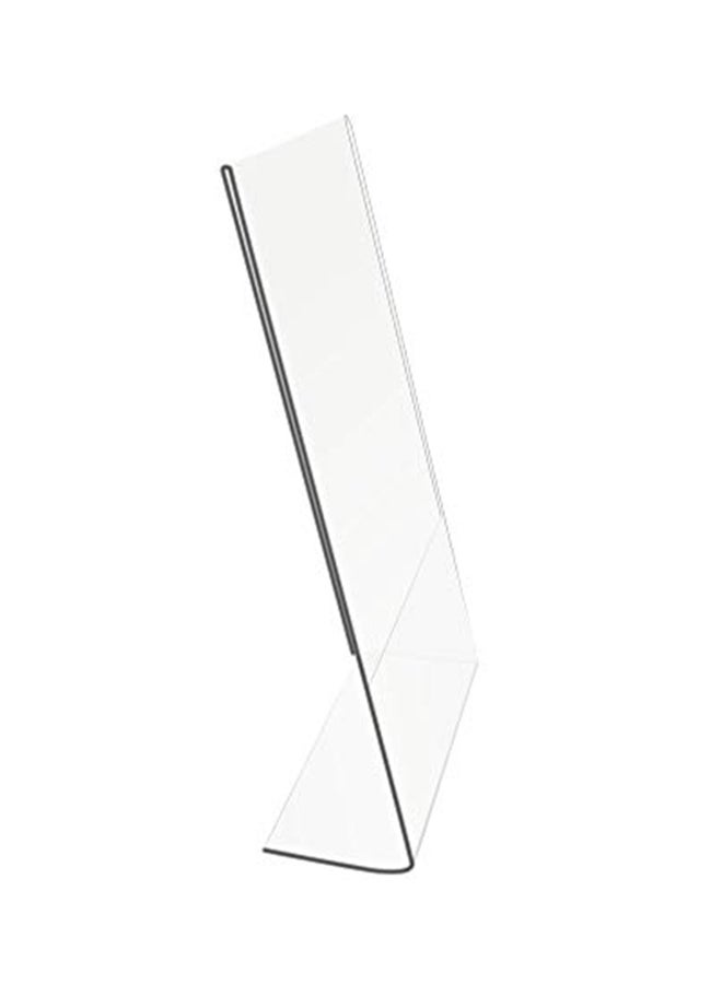 فلاي حامل لافتة مصنوع من الأكريليك شفاف