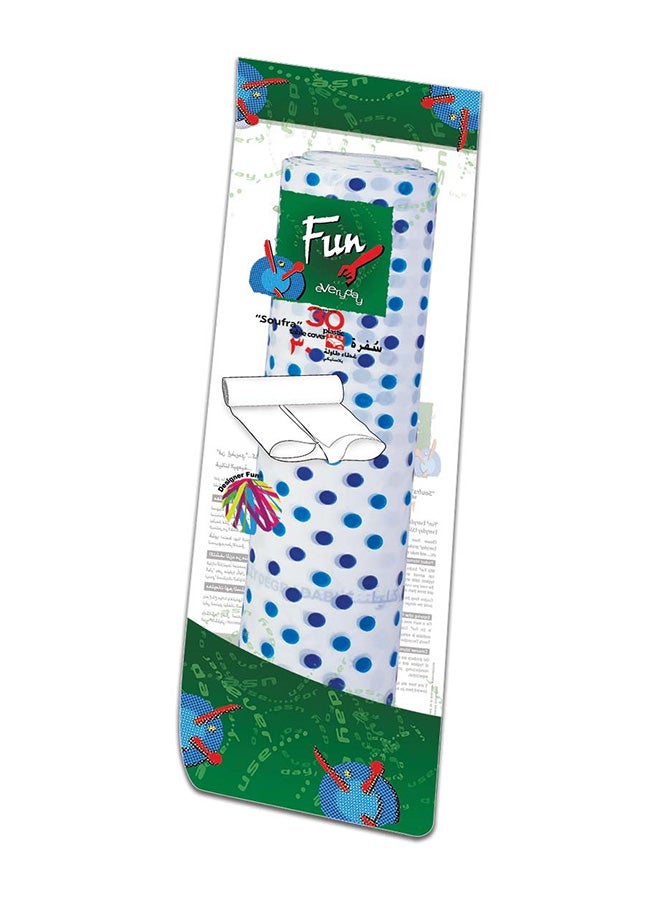 Fun - 30 Sheets Plastic Soufra Table Cover - Image 1