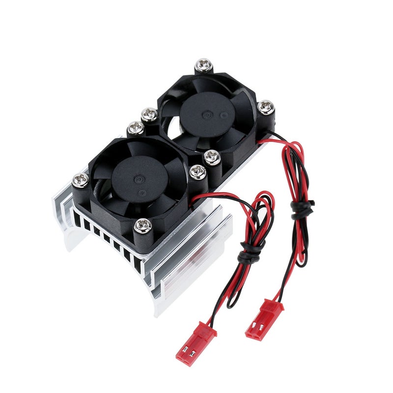 Motor Heat Sink With Two Cooling Fans 7019 7x5x5cm - Image 4