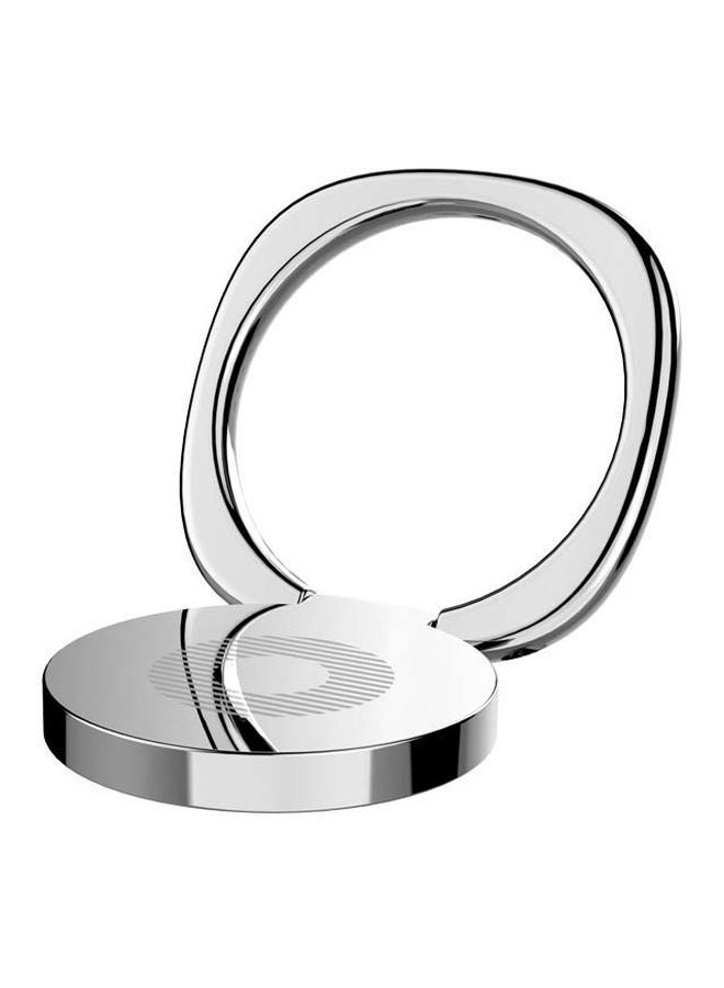 شاربدو حامل حلقي مغناطيسي للهاتف مع مسند أبيض