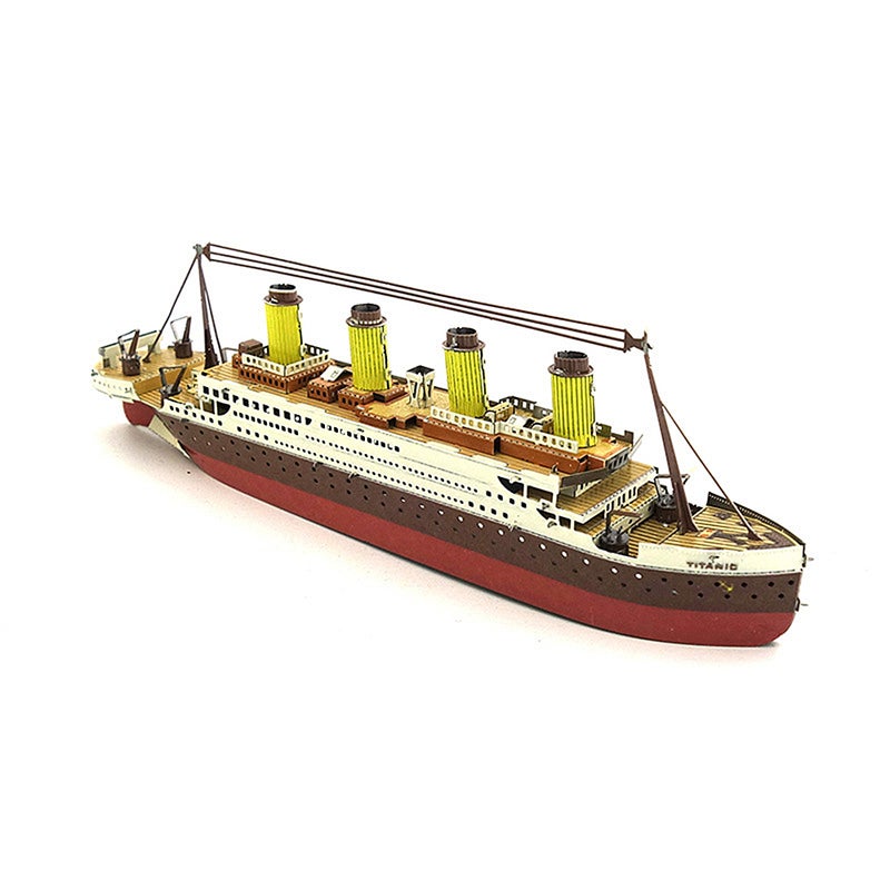 لعبة تركيب قطع بتصميم سفينة وقارب ثلاثي الأبعاد يمكنك تركيبه بنفسك طراز T2653 - Image 4