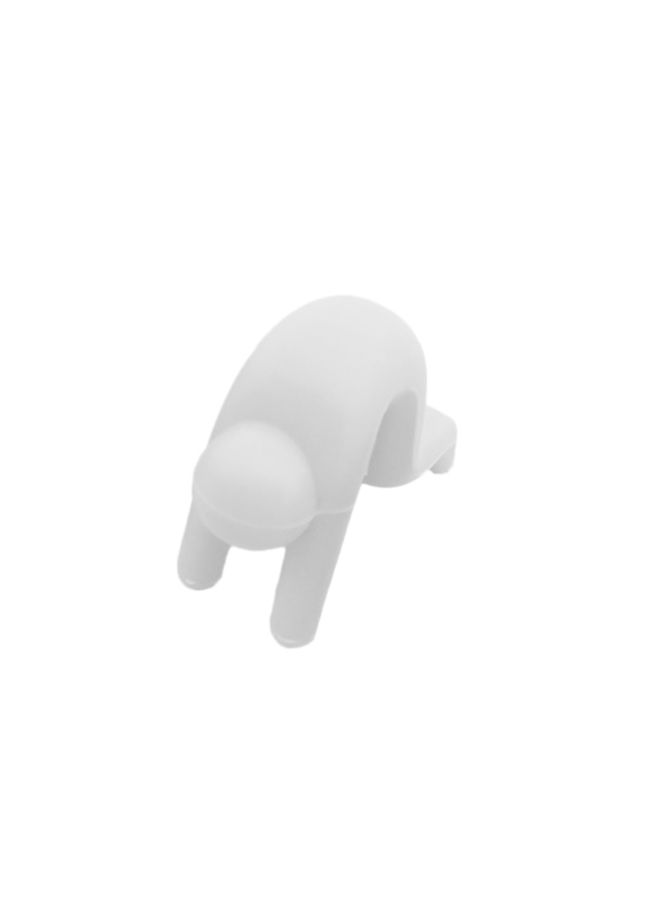 Lid Heightening Anti-overflowing White 4.5x4x2cm - Image 1