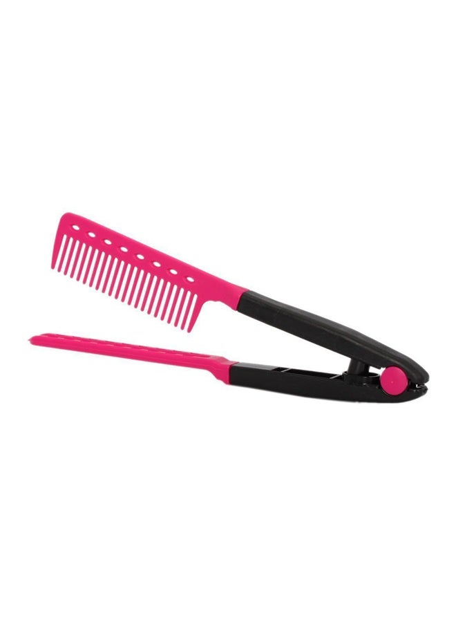 Generic 2 Pcs DIY Salon Hairdress Hairdressing Styling Hair Straightener V Shape Comb 