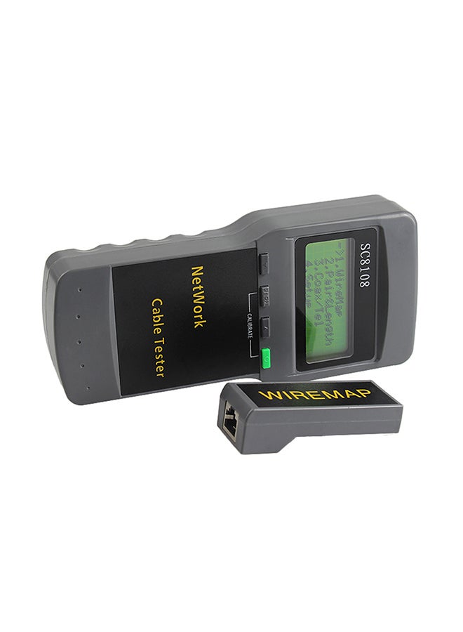 LCD Display Network LAN Cable Tester Multicolour 0.25kg