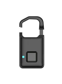 USB Rechargeable Smart Fingerprint Lock Black 0.143kg