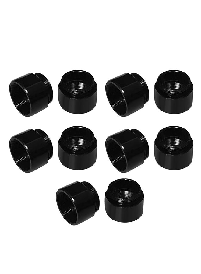 10-Piece Mount Extension Ring Set Black 0.01kg 