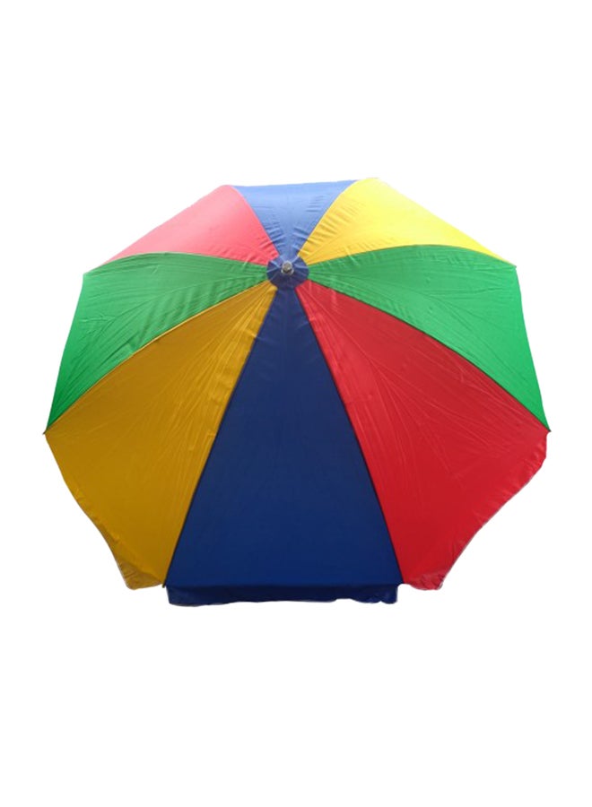 Hello Foldable Umbrella For Camping And Beach With Water Proof Fabric Multicolour - Image 2