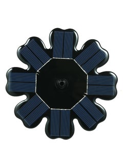 Solar Flower Shape Fountain Panel Kit Black 0.258kg