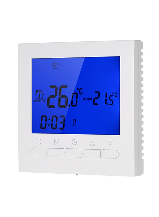 جهاز تحكم في درجة الحرارة ذكي مزود بواي فاي H2091 أبيض 