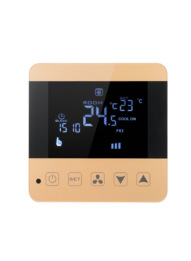 Generic - Programmable Air Conditioner Controller Thermostat Gold 0.219kg - Image 1