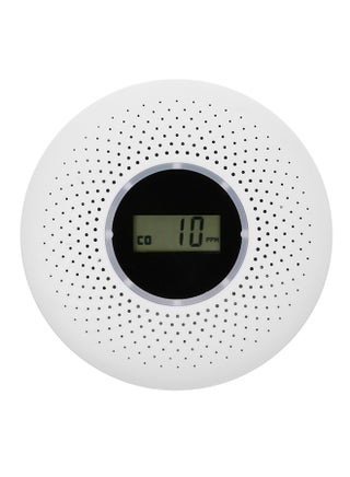 2-In-1 LCD Display Carbon Monoxide And Smoke Combo Detector White 0.174kg - v1556617689/N24572999A_1