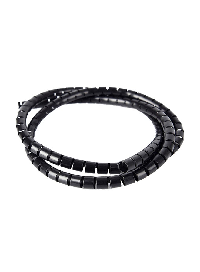 Generic Spiral Cord Casing Wrap Black 0.05kg 