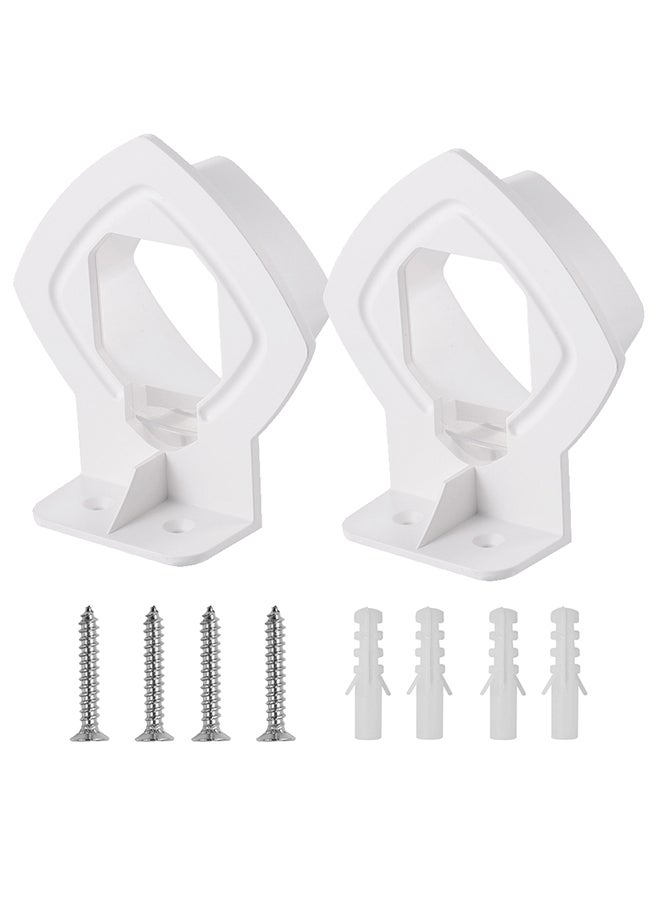 2-Piece Wall Mount Bracket Holder Set For Linksys Velop White 0.122kg