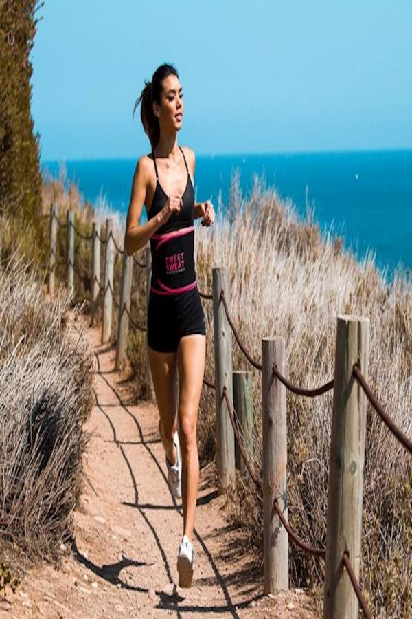 Sweet Sweat - Sweet Sweat Waist Trimmer Black/Pink - Image 1