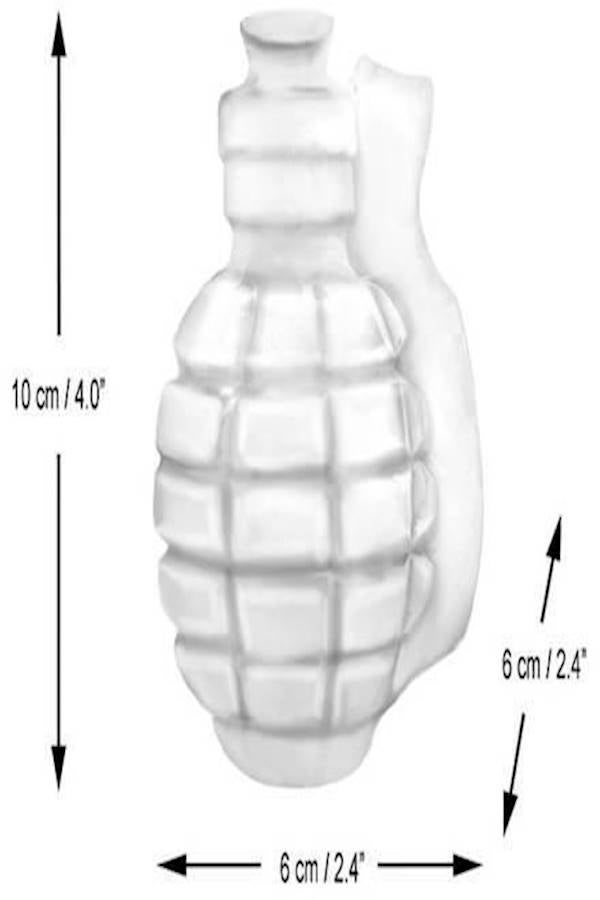 Generic 3D Grenade Shape Ice Cube Mold 10 x 6 x 6 cm Green  - Image 5