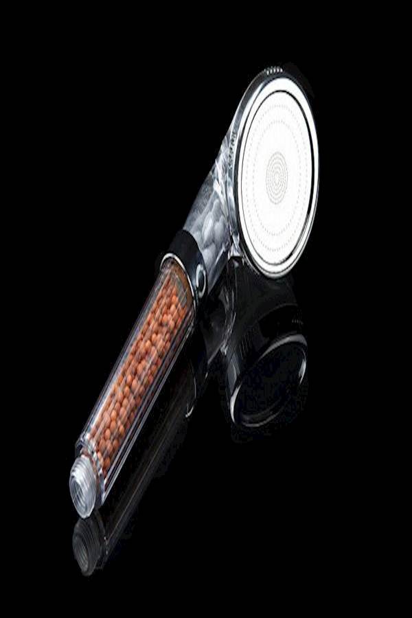 Handheld Filtration Showerhead Silver/Brown/Clear - Image 3