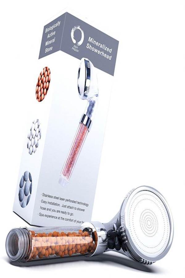 Handheld Filtration Showerhead Silver/Brown/Clear - Image 4