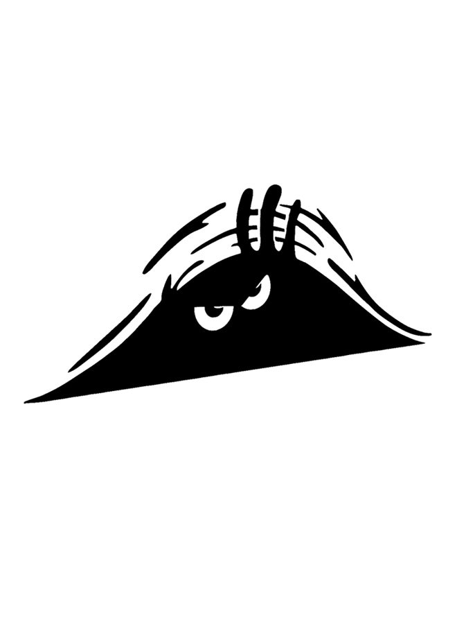 AppleLand Peeking Monster Car Sticker  - Image 1