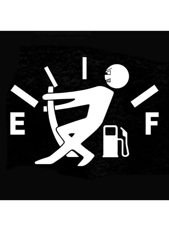 Jutek Reflective Oil Shortage Car Body Sticker  - Image 1