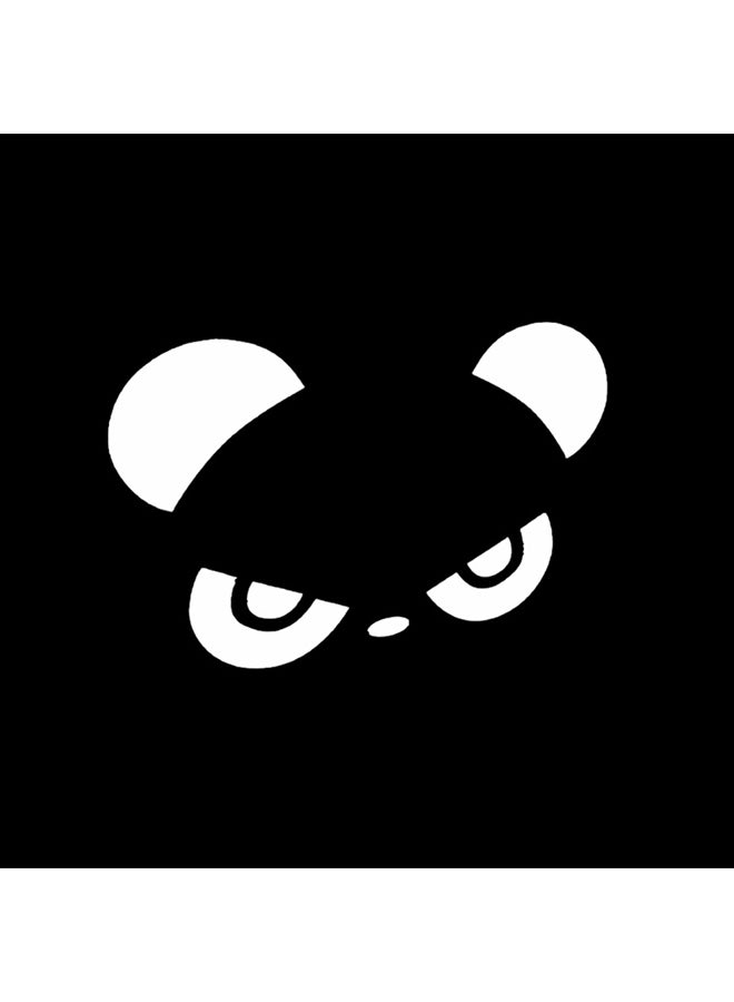 Jutek 2-Piece Reflective Panda Rearview Car Body Sticker - Image 1