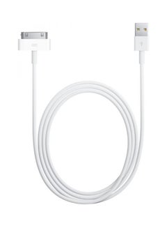 Muzz USB Data Cable For Apple iPhone 44S 30-Pin White  - Image 2