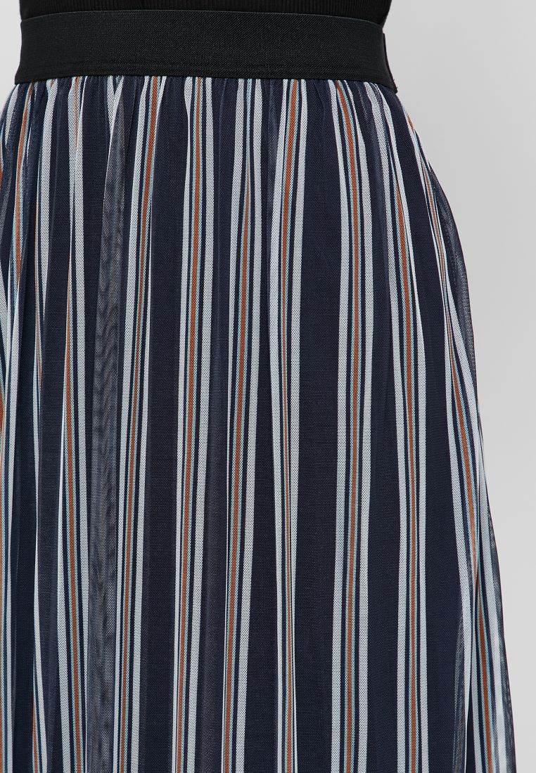Reserved Striped Overlay Skirt Multicolour  - Image 3