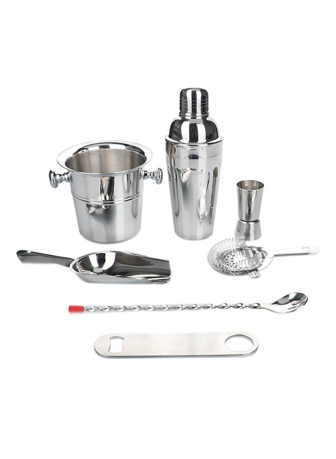 URBAN SNACKERS 7-Piece Bar Combo Set Silver - Image 2