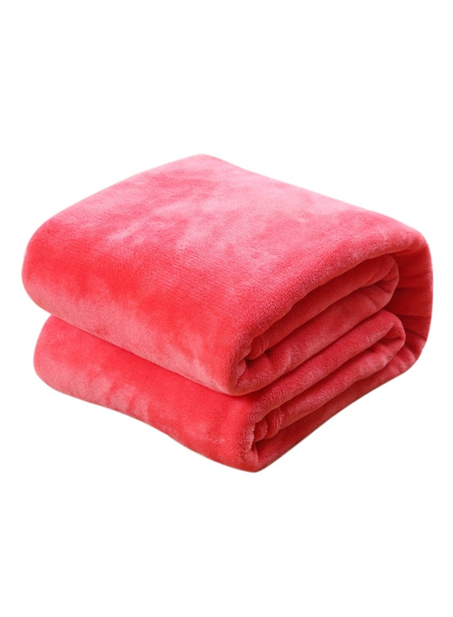 Voberry Solid Warm Blanket Cotton Watermelon Red 15x10x10cm