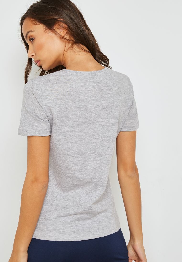 Essential Crew Neck T-Shirt Grey