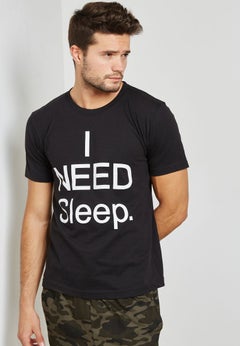 Lounge District I Need Sleep Pyjama Set Black  - Image 3