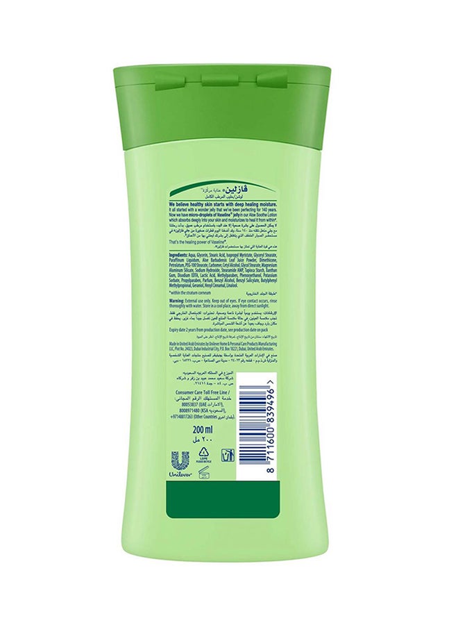 Vaseline Intensive Care Aloe Soothe Body Lotion 200ml - Image 2