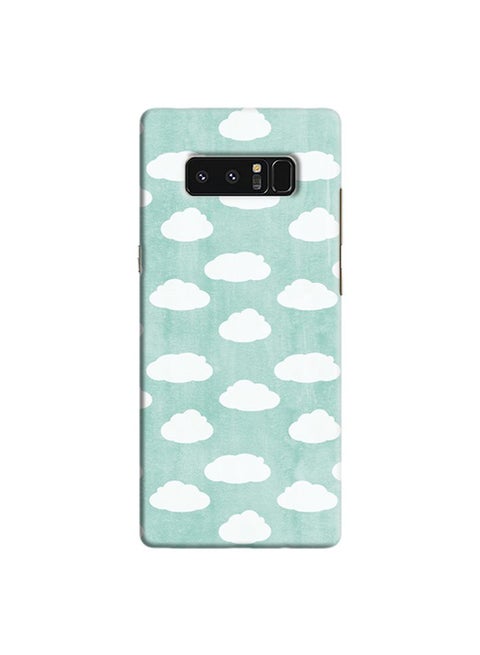 Protective Case Cover For Samsung Galaxy Note 8 Clouds Cyan Sky