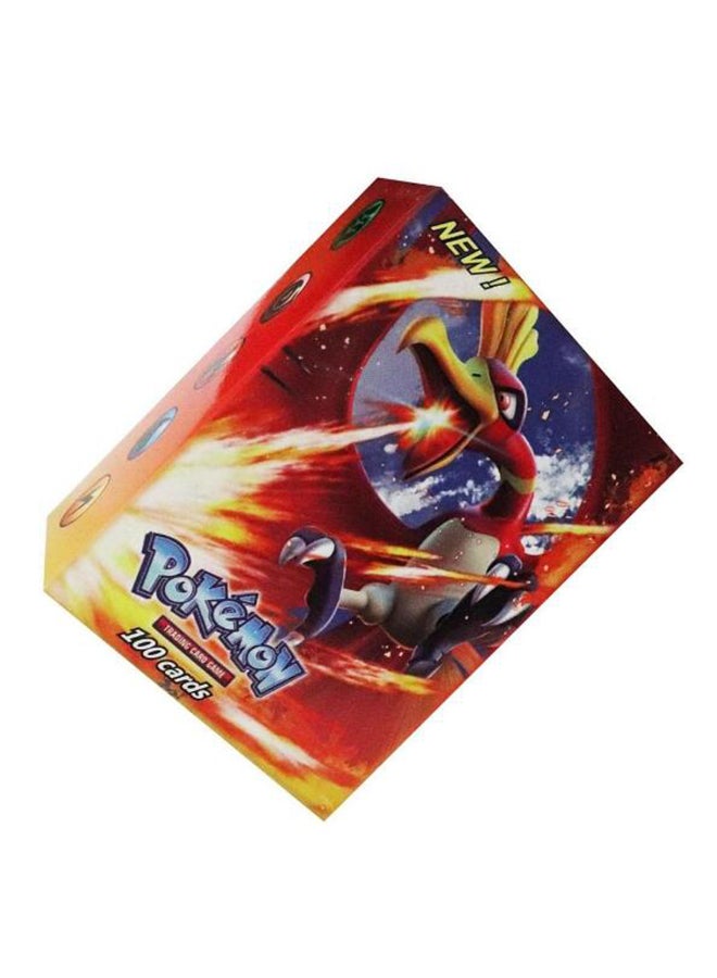 جو باي مجموعة بطاقات لعب بوكيمون EX GX مكونة من 100 قطعة