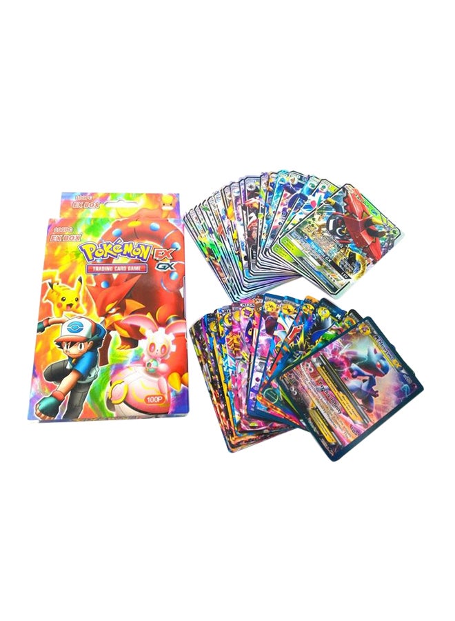 GObuy 100 -Piece Pokemon Ex Gx Trading Card Game