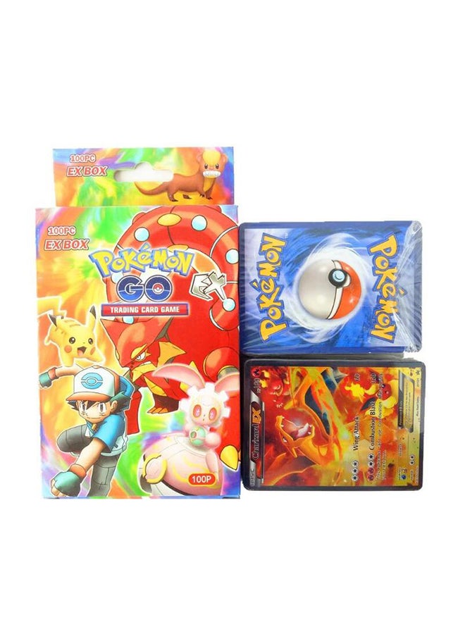 GObuy 100 -Piece Pokemon Ex Gx Trading Card Game - Image 1