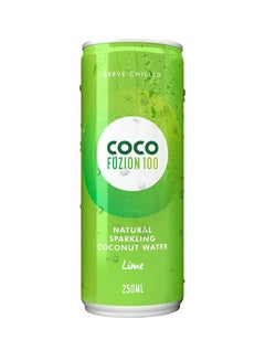 Coco Fuzion Sparkling Lime Coconut Water 250ml